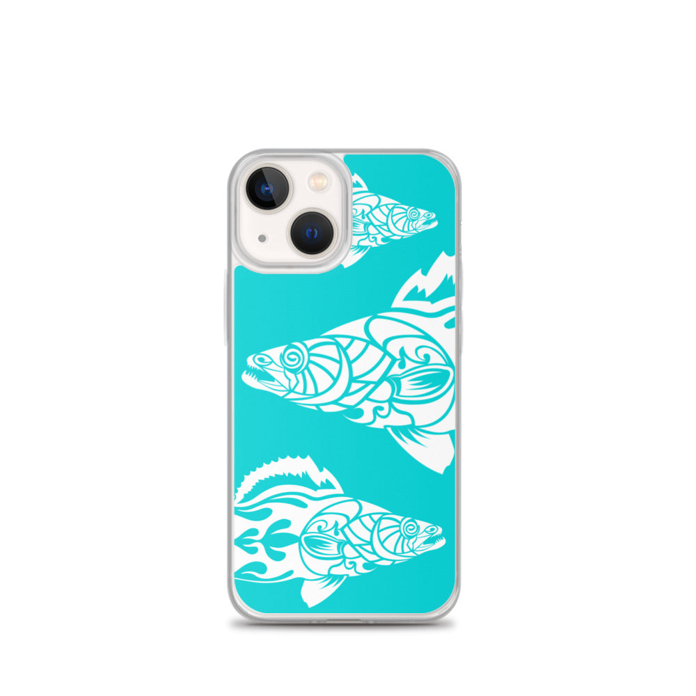 iPhone Case- Walleye - Turquoise