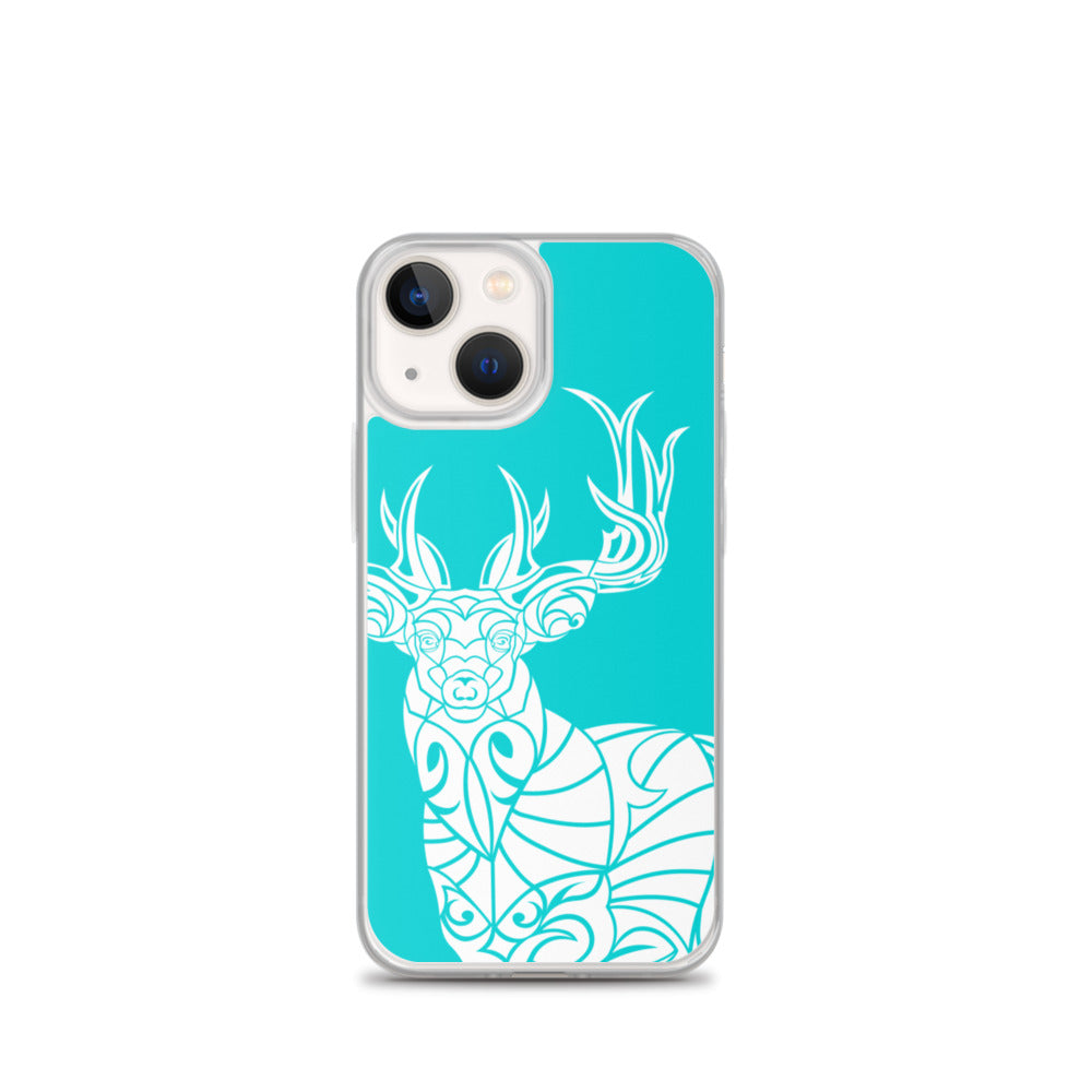 iPhone Case - Whitetail Deer - Turquoise