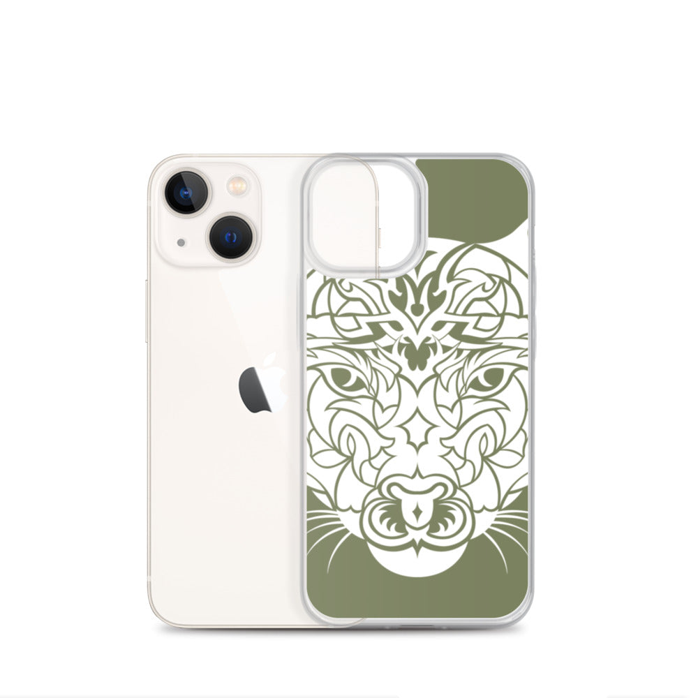 iPhone Case - Mountain Lion - Forest Green