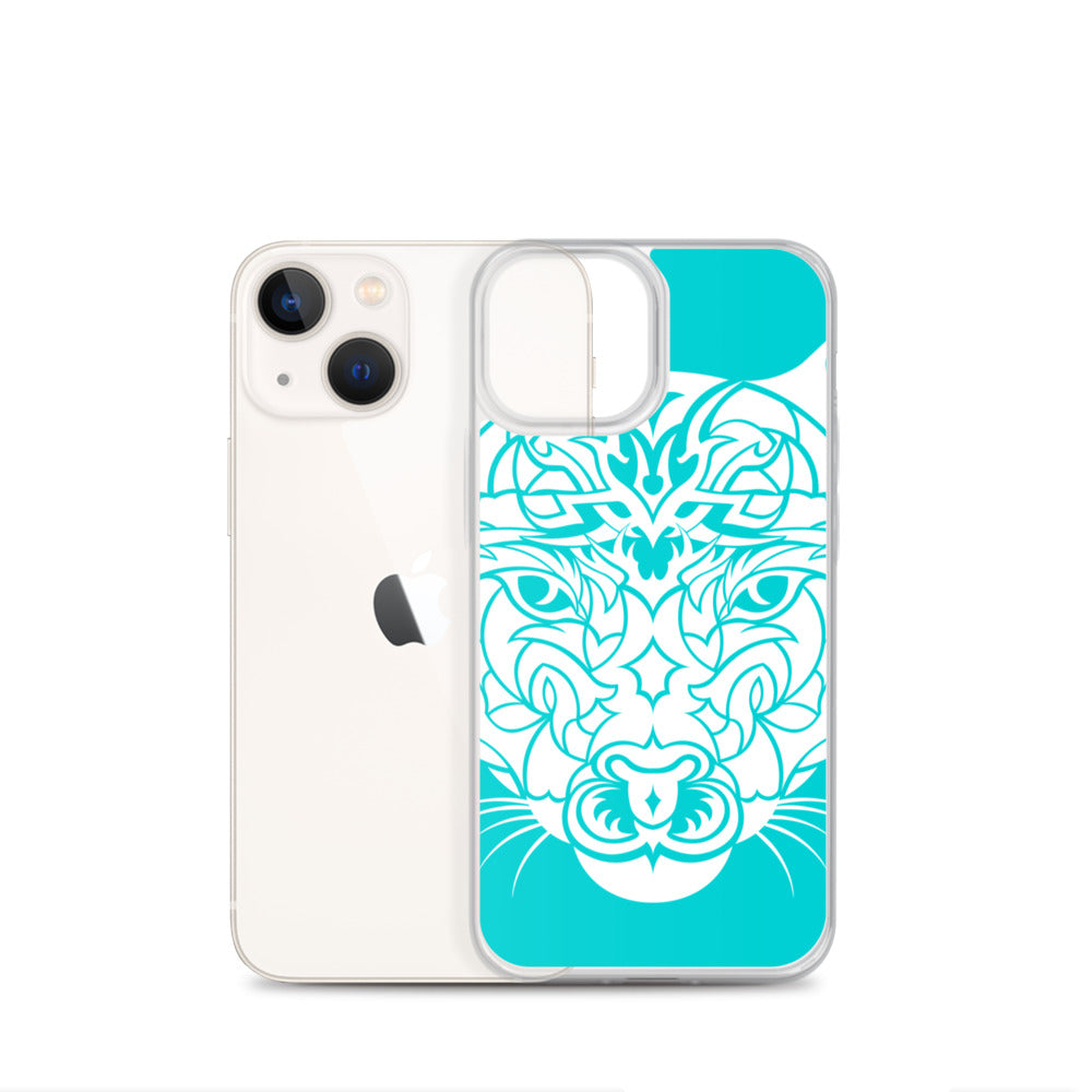 iPhone Case - Mountain Lion - Turquoise