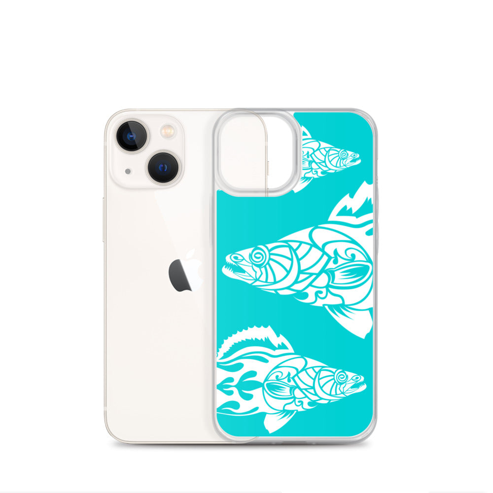 iPhone Case- Walleye - Turquoise