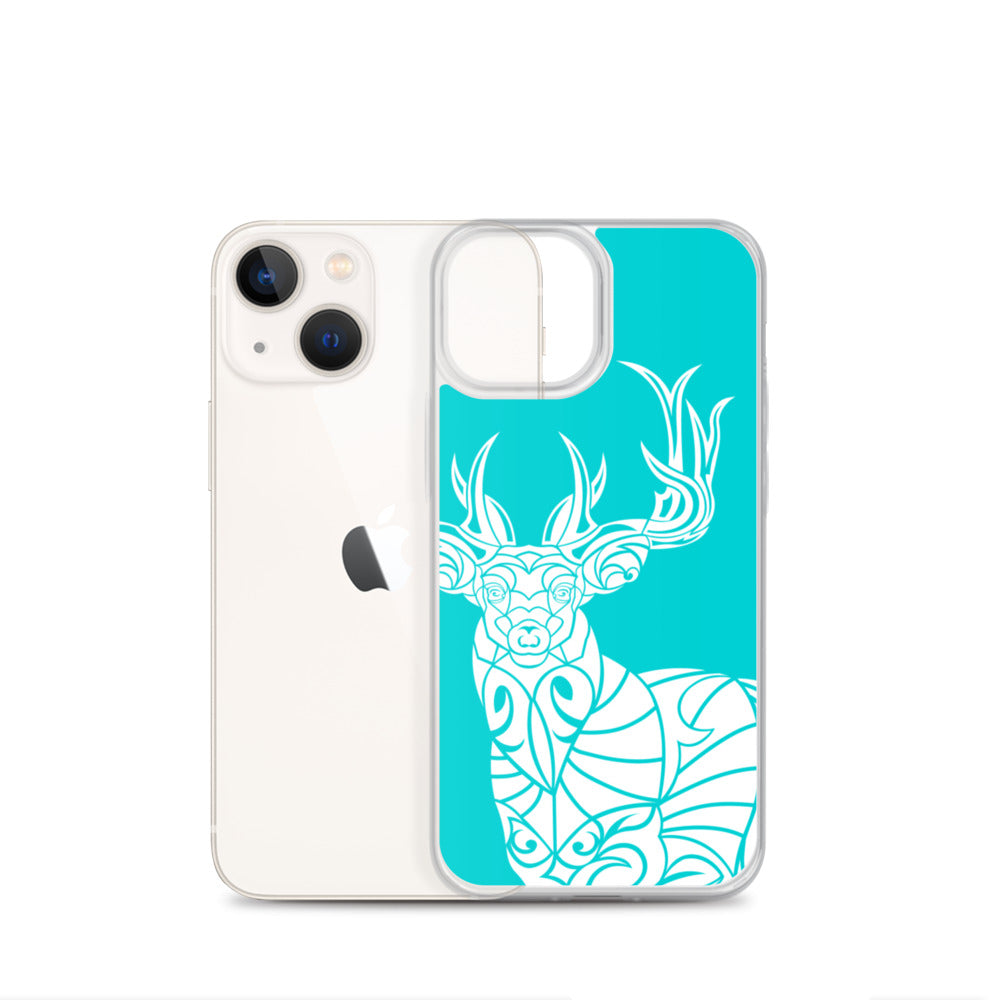 iPhone Case - Whitetail Deer - Turquoise