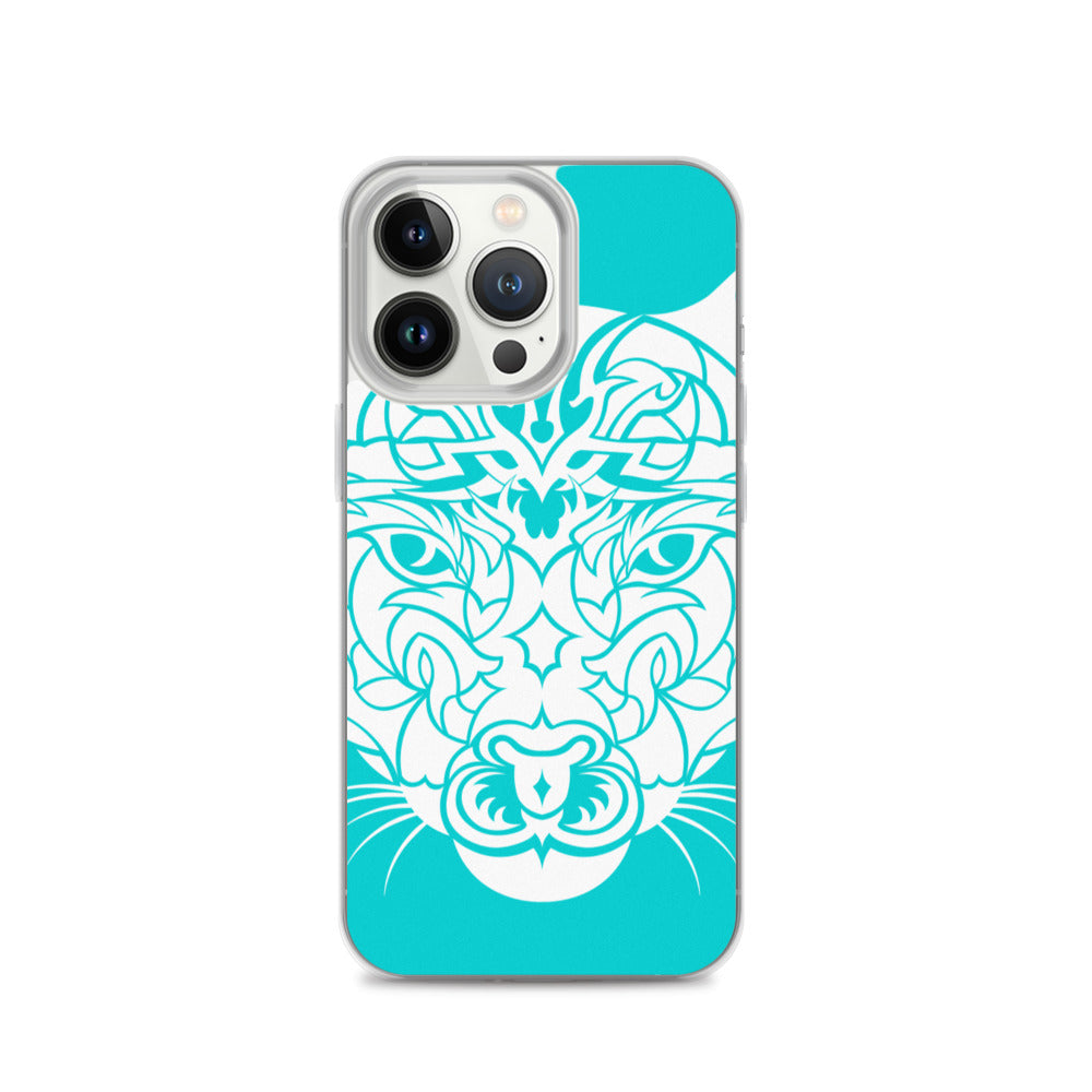 iPhone Case - Mountain Lion - Turquoise