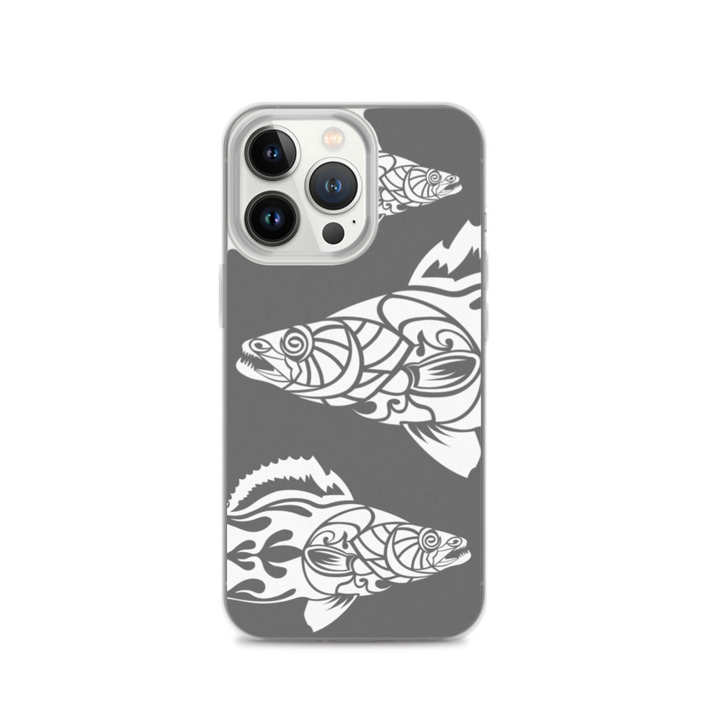iPhone Case- Walleye - Grey