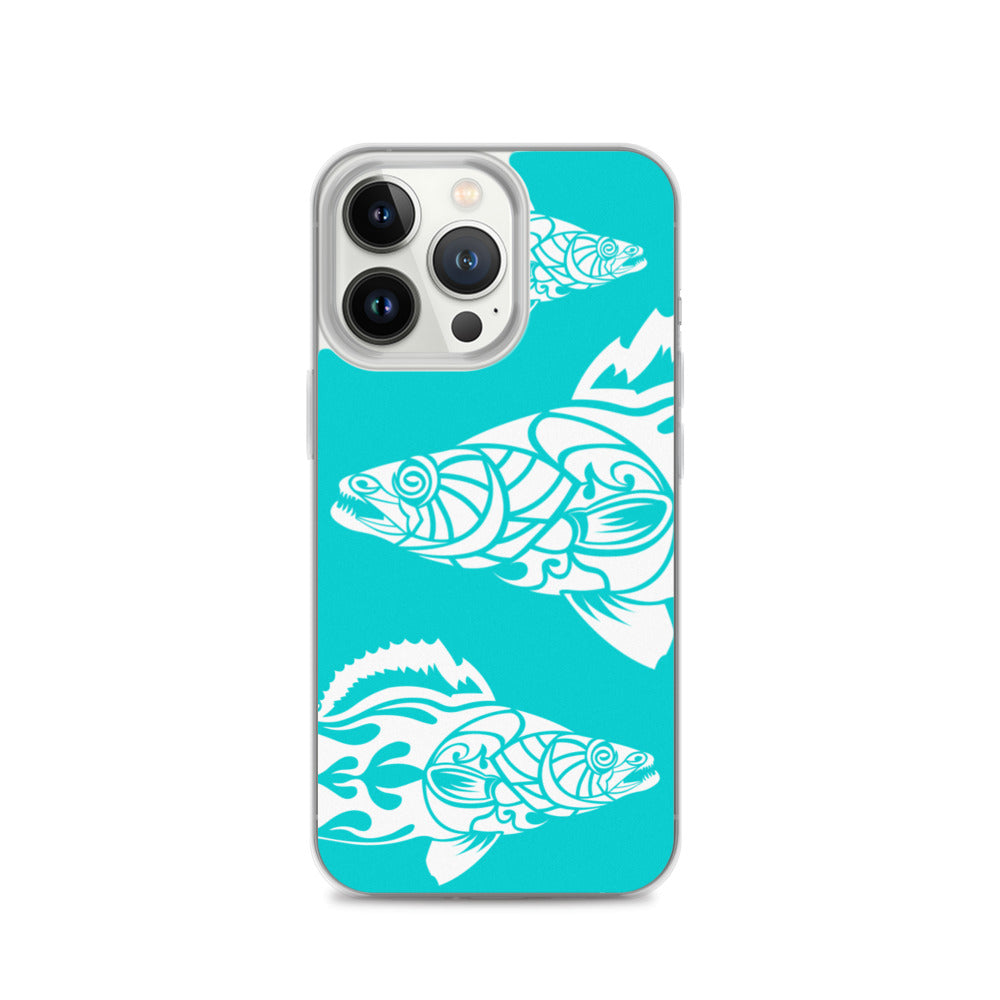 iPhone Case- Walleye - Turquoise