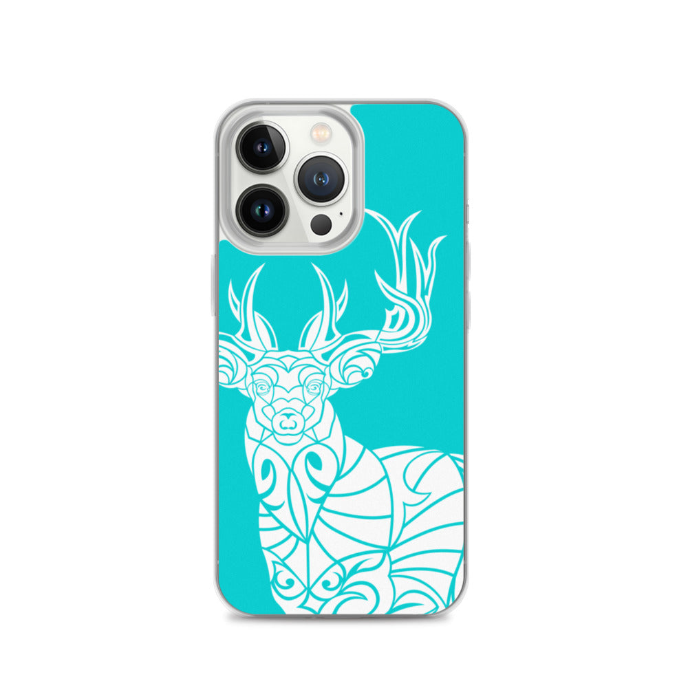 iPhone Case - Whitetail Deer - Turquoise