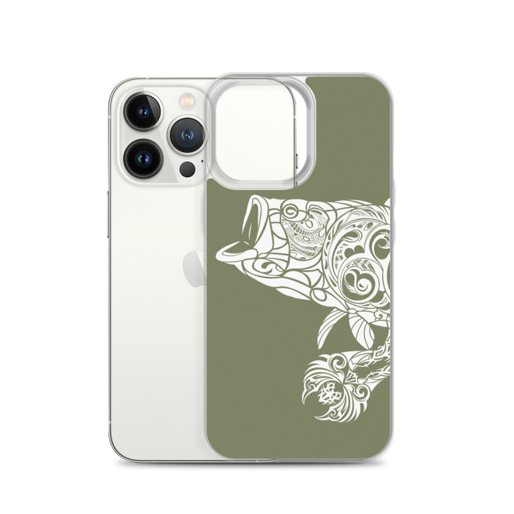 iPhone Case - Largemouth Bass - Forest Green