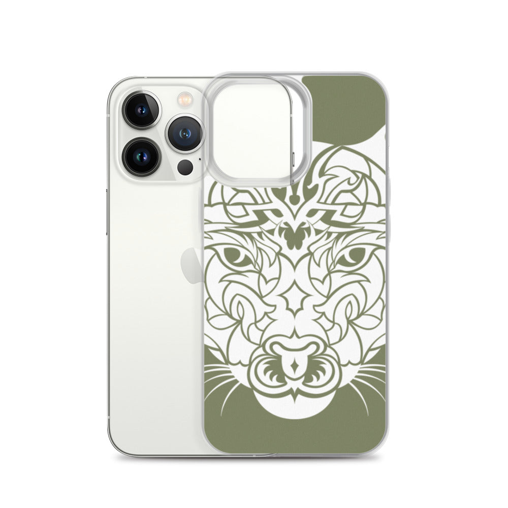 iPhone Case - Mountain Lion - Forest Green