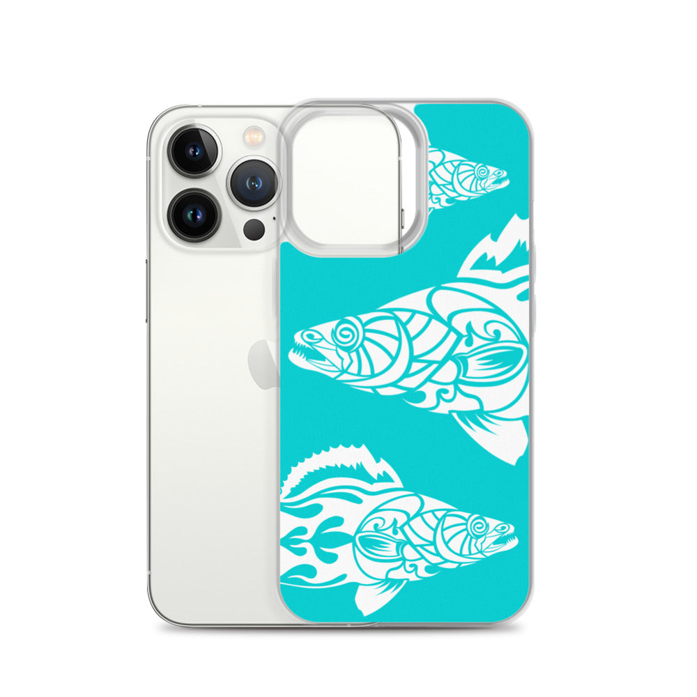 iPhone Case- Walleye - Turquoise