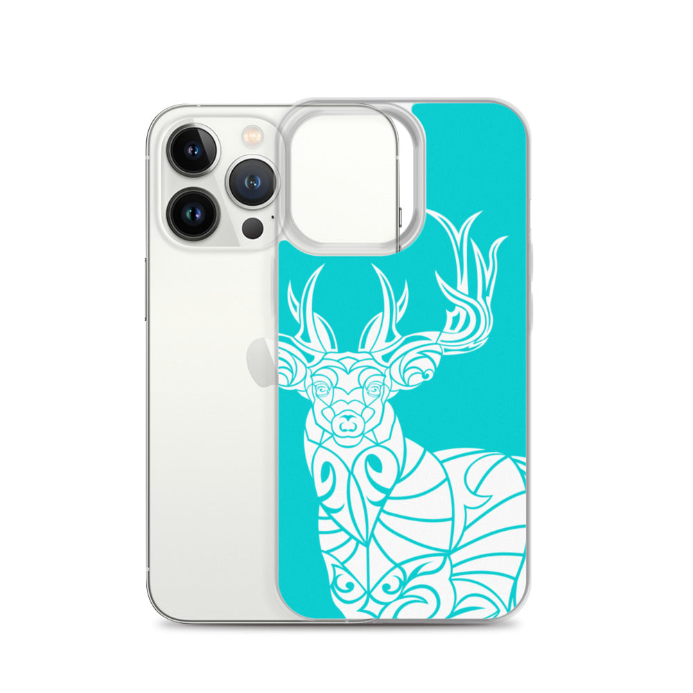 iPhone Case - Whitetail Deer - Turquoise