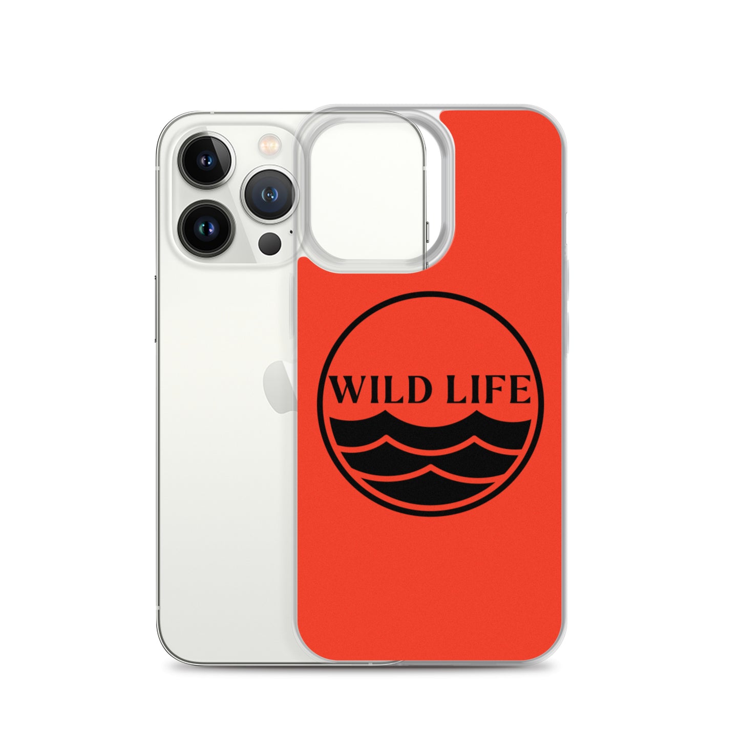 WILD LIFE iPhone Case - Fire Orange