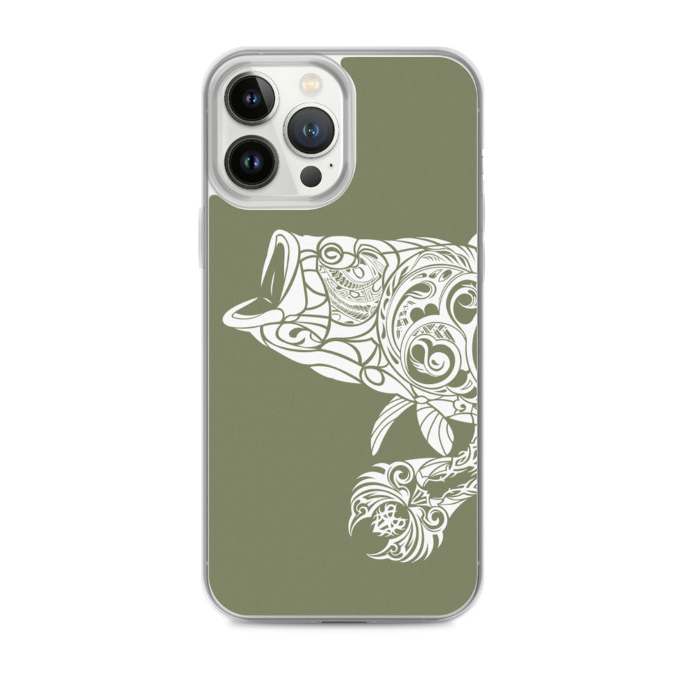 iPhone Case - Largemouth Bass - Forest Green