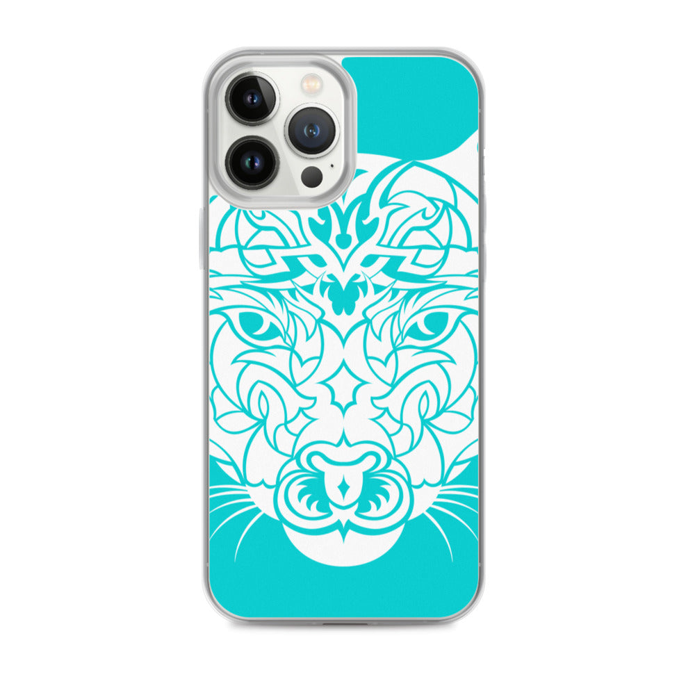 iPhone Case - Mountain Lion - Turquoise