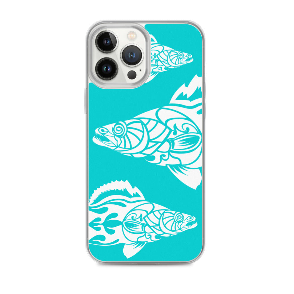 iPhone Case- Walleye - Turquoise