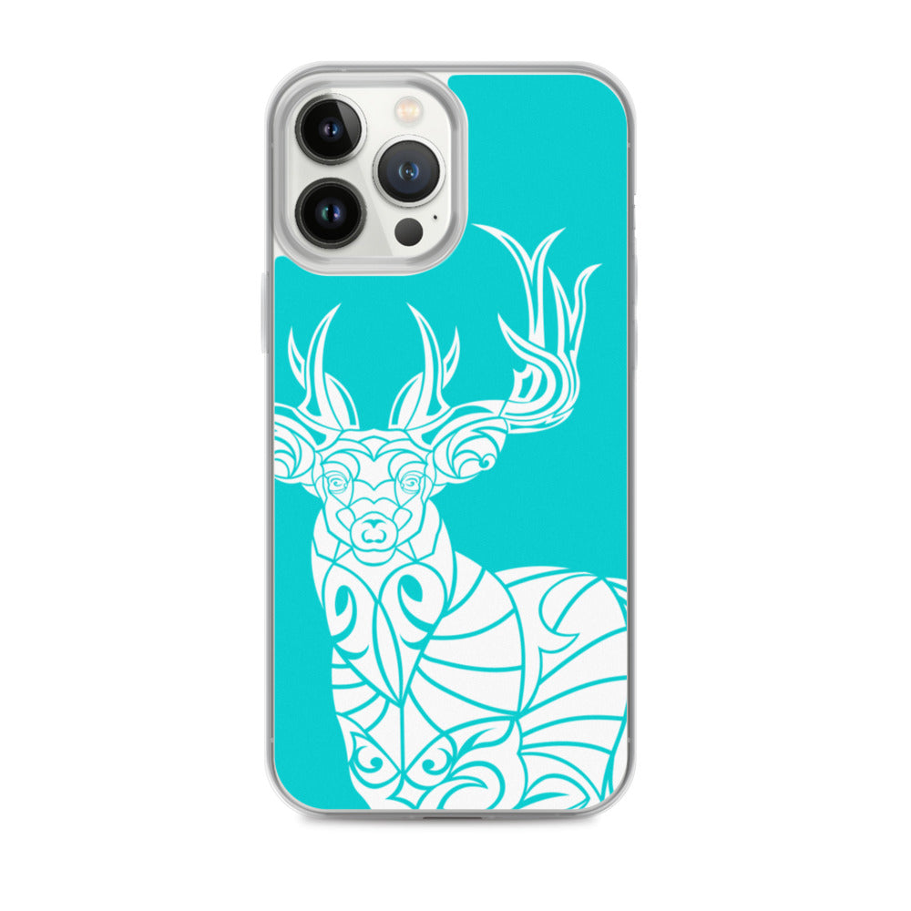 iPhone Case - Whitetail Deer - Turquoise
