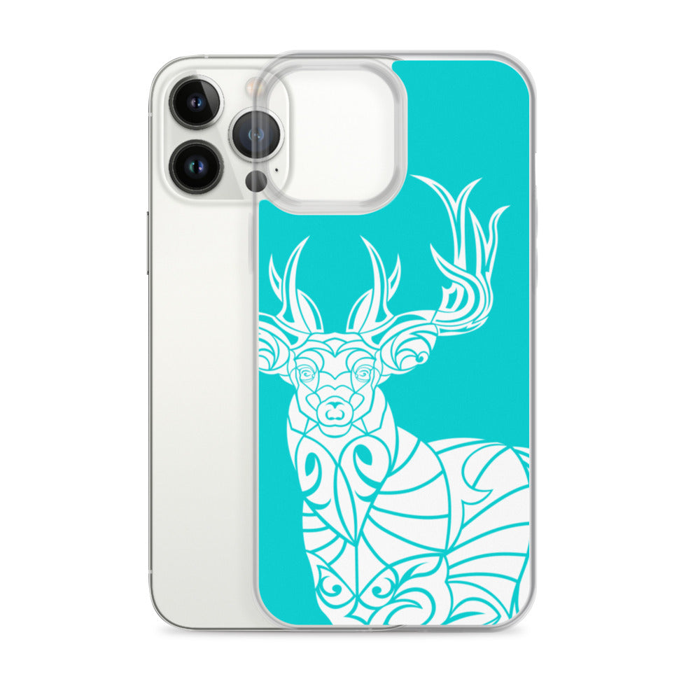 iPhone Case - Whitetail Deer - Turquoise