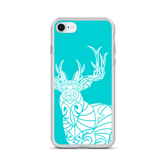 iPhone Case - Whitetail Deer - Turquoise