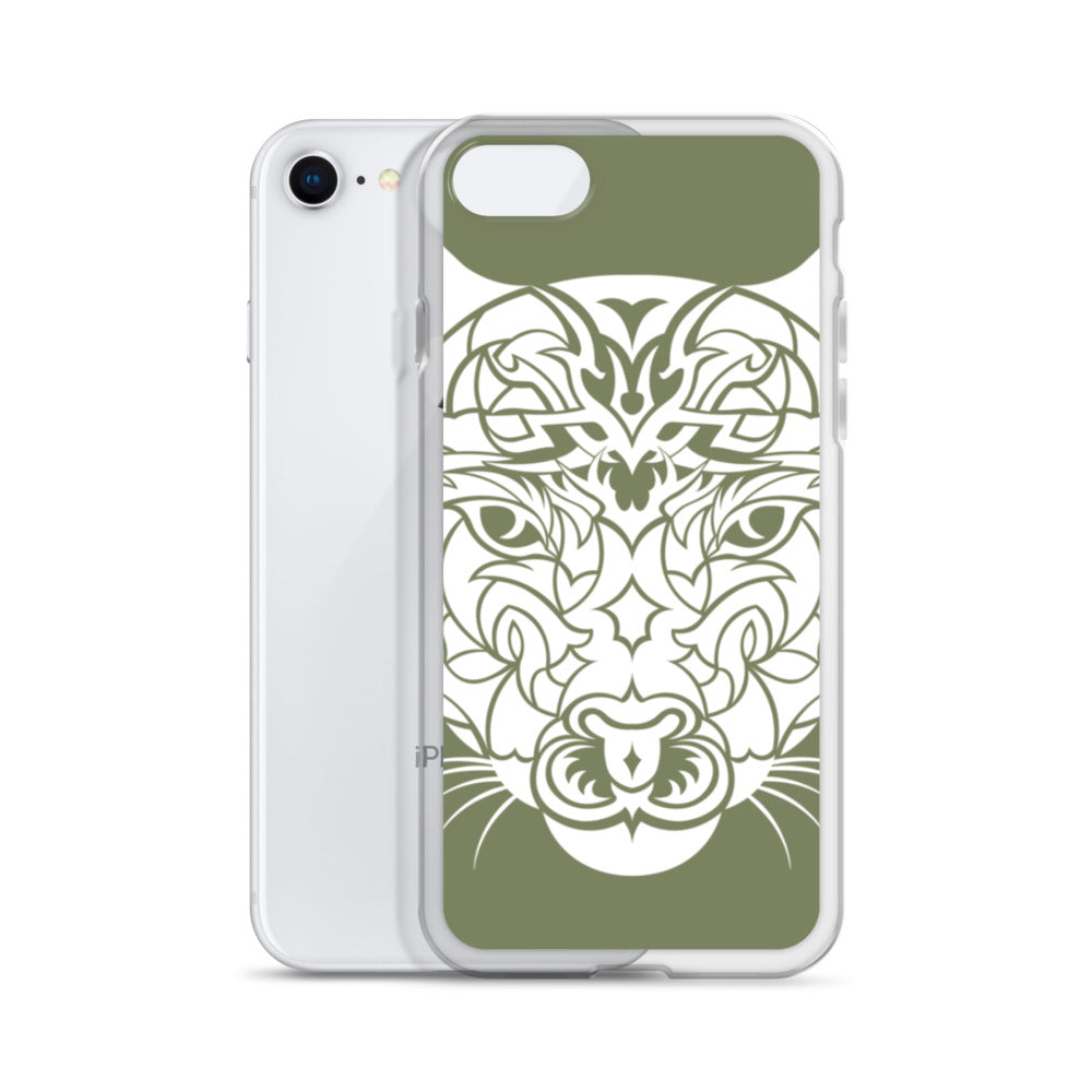 iPhone Case - Mountain Lion - Forest Green