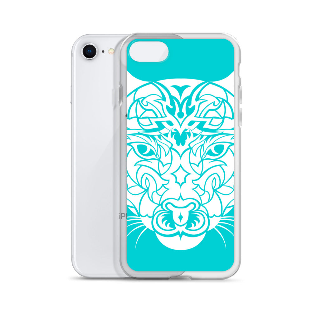 iPhone Case - Mountain Lion - Turquoise