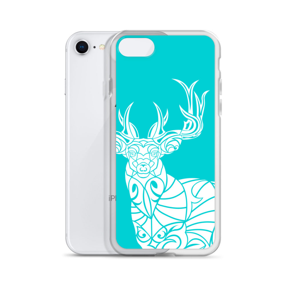 iPhone Case - Whitetail Deer - Turquoise
