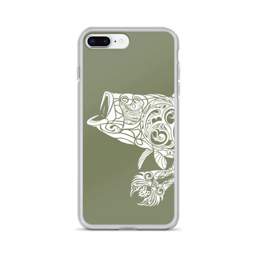 iPhone Case - Largemouth Bass - Forest Green