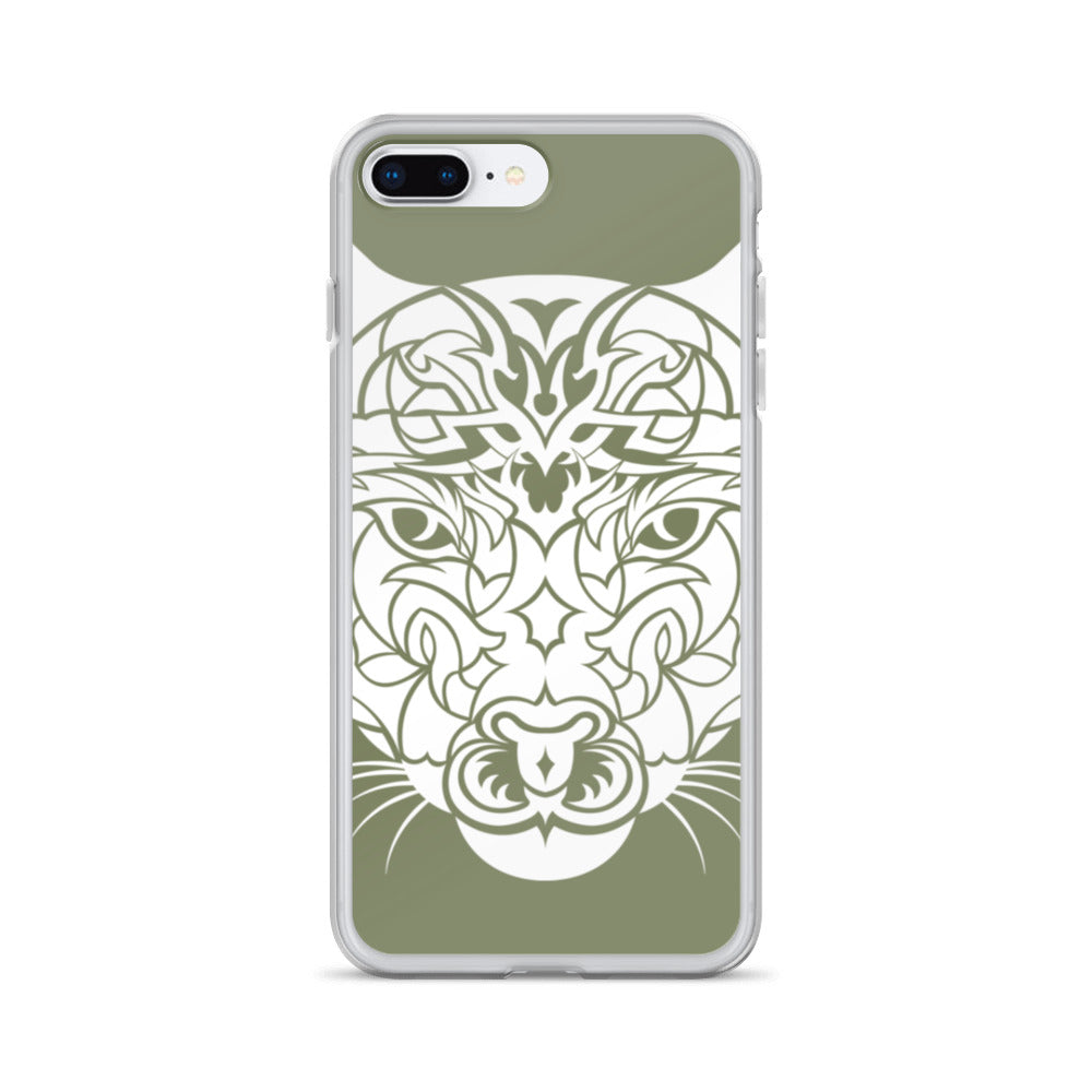 iPhone Case - Mountain Lion - Forest Green