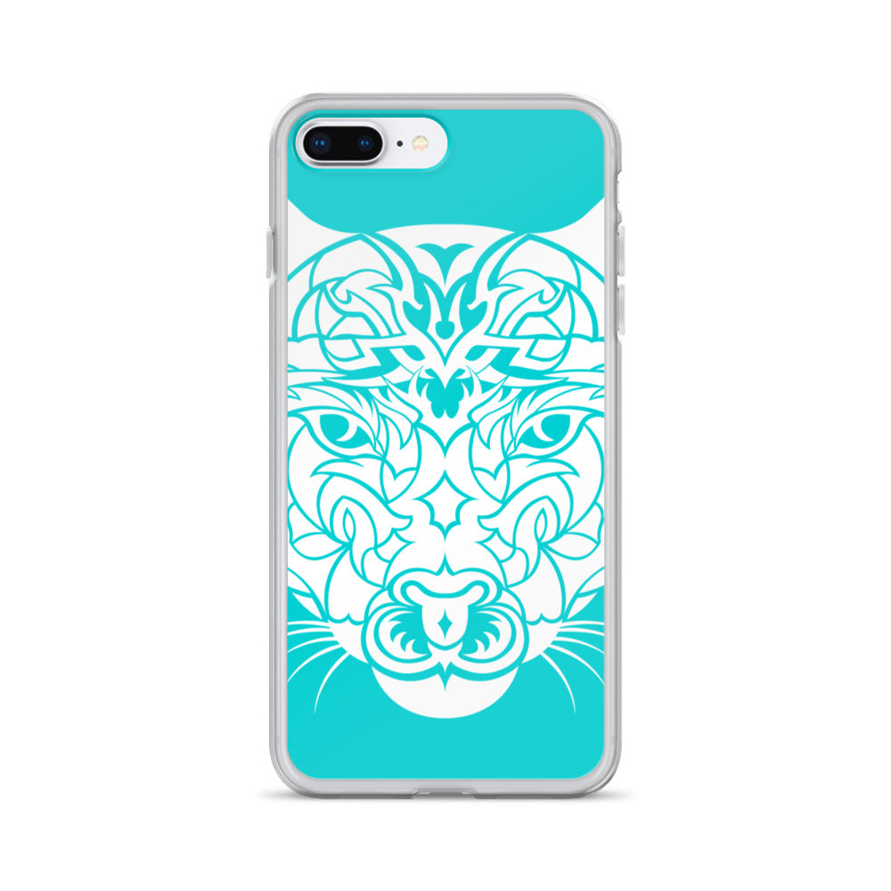 iPhone Case - Mountain Lion - Turquoise