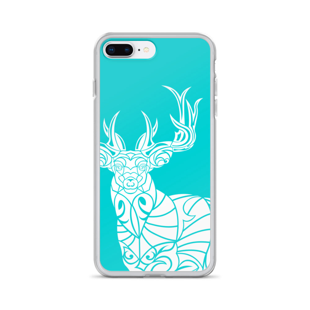 iPhone Case - Whitetail Deer - Turquoise