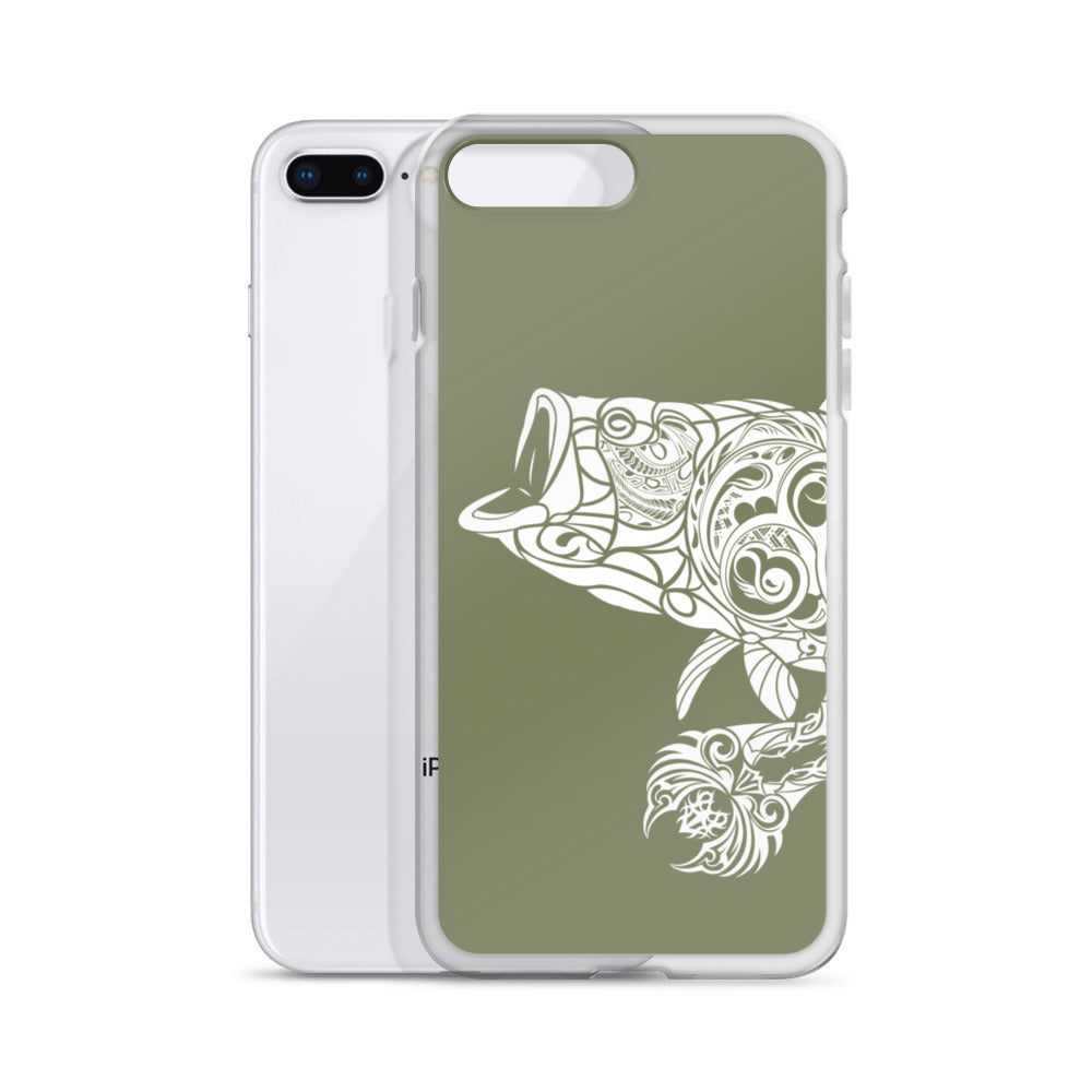 iPhone Case - Largemouth Bass - Forest Green