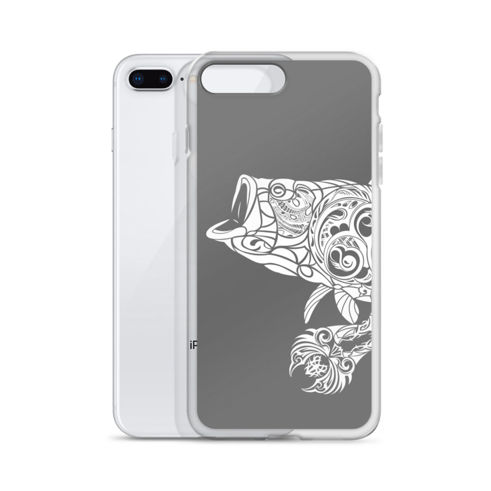 iPhone Case - Largemouth Bass - Grey