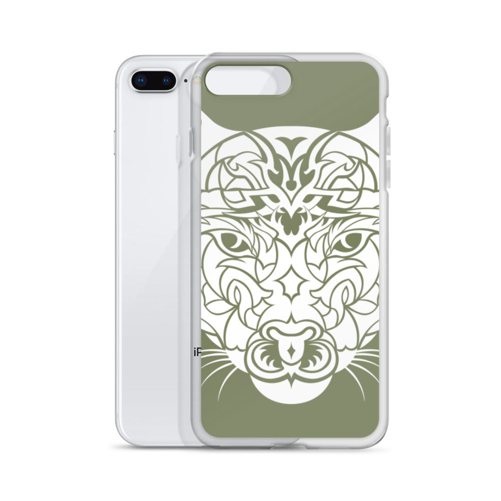 iPhone Case - Mountain Lion - Forest Green