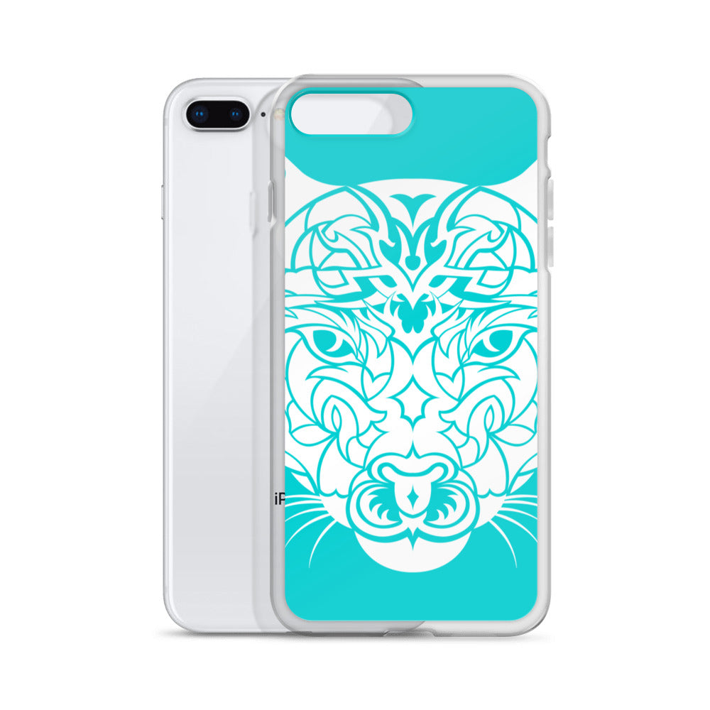 iPhone Case - Mountain Lion - Turquoise