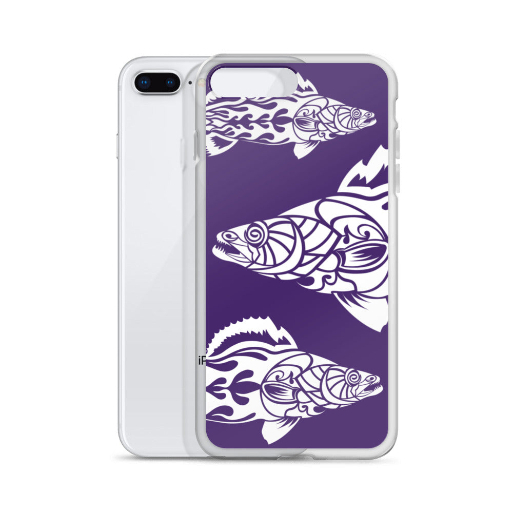 iPhone Case- Walleye - Purple