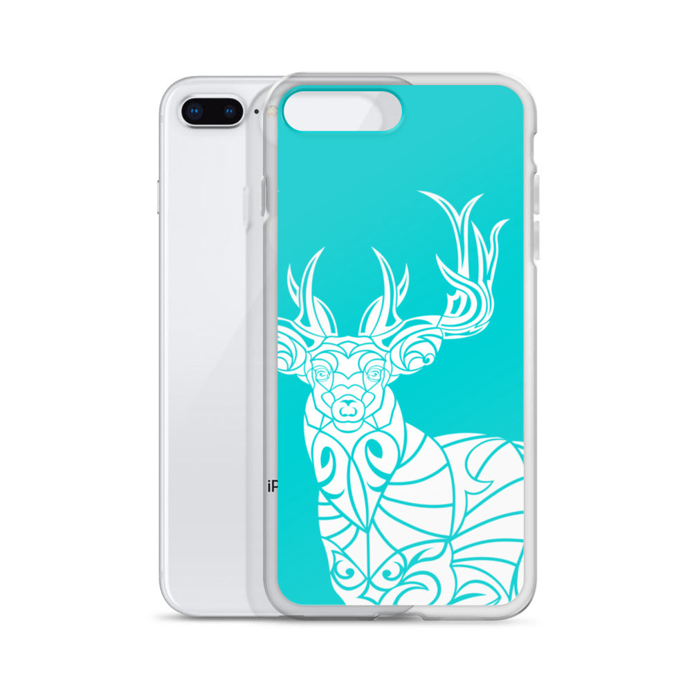 iPhone Case - Whitetail Deer - Turquoise