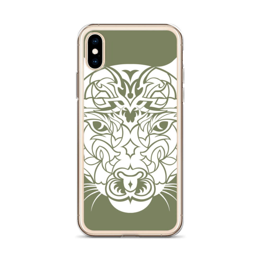 iPhone Case - Mountain Lion - Forest Green