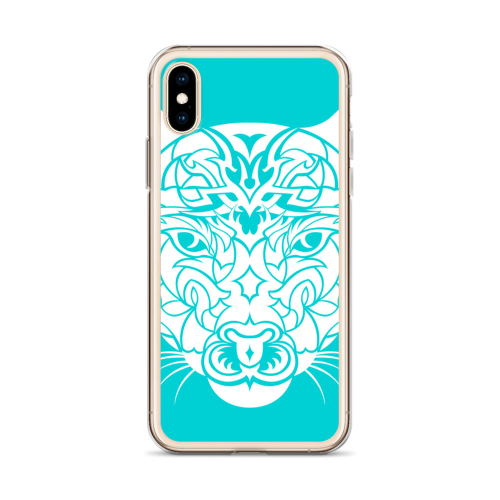 iPhone Case - Mountain Lion - Turquoise