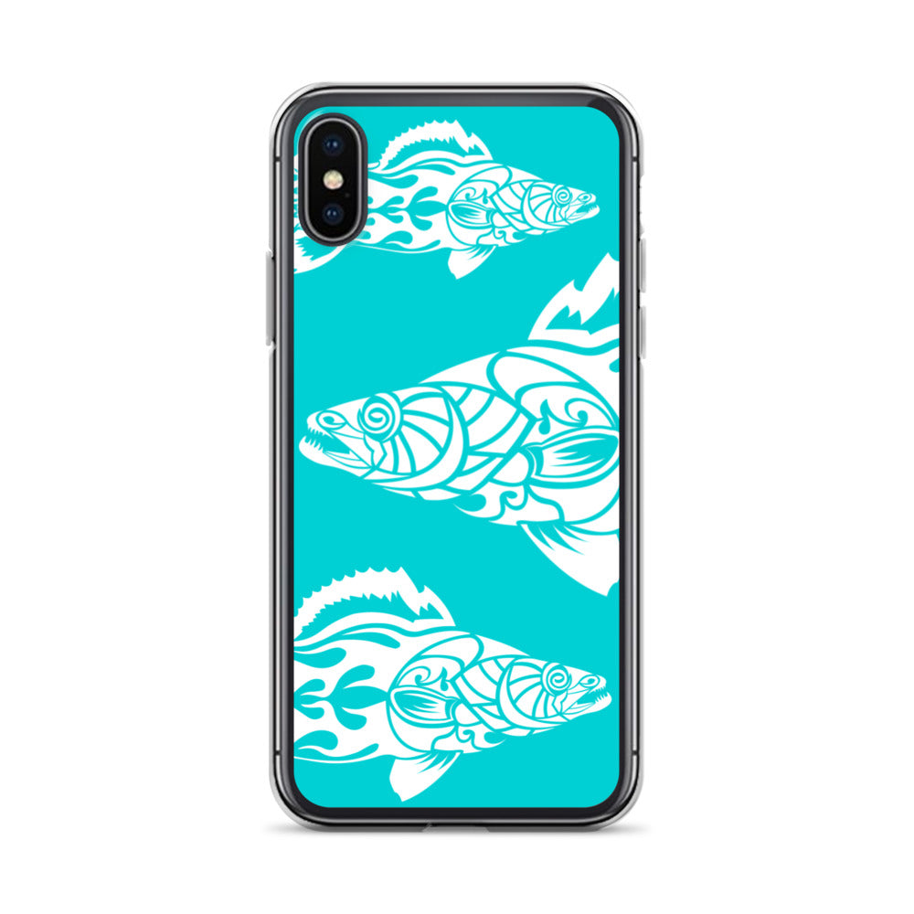 iPhone Case- Walleye - Turquoise