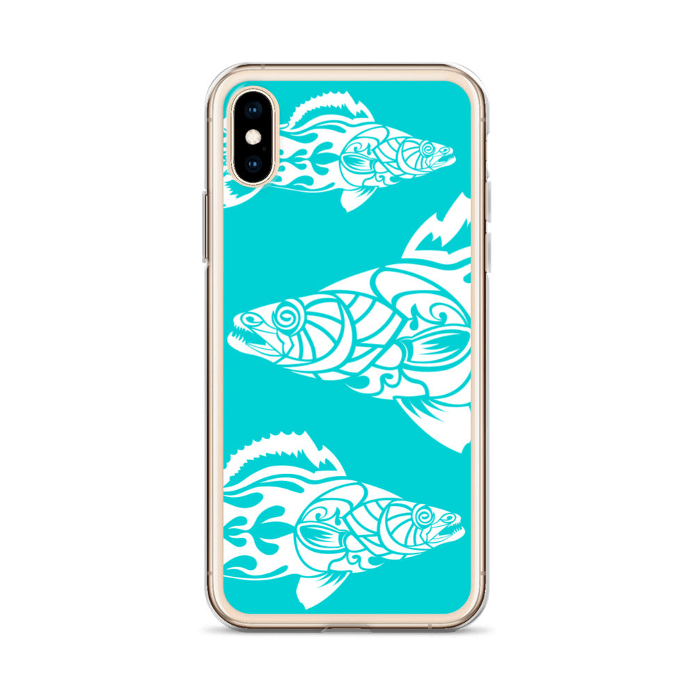 iPhone Case- Walleye - Turquoise