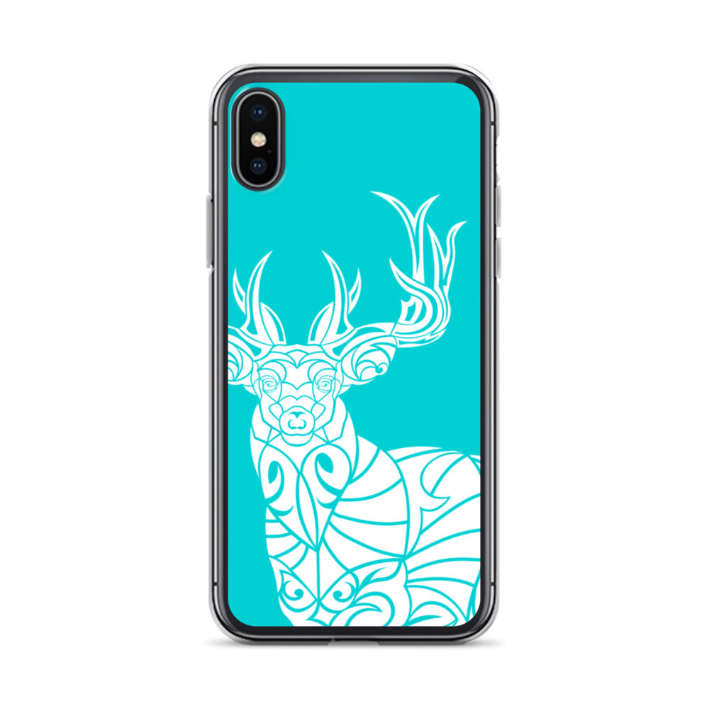 iPhone Case - Whitetail Deer - Turquoise