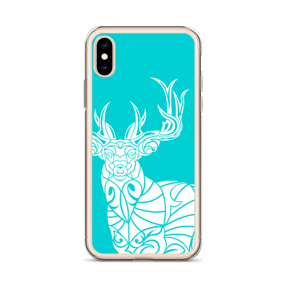 iPhone Case - Whitetail Deer - Turquoise