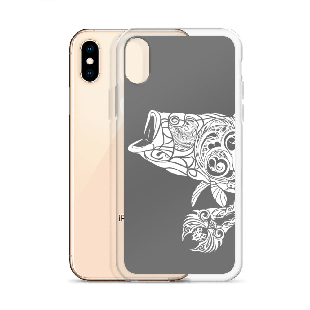 iPhone Case - Largemouth Bass - Grey