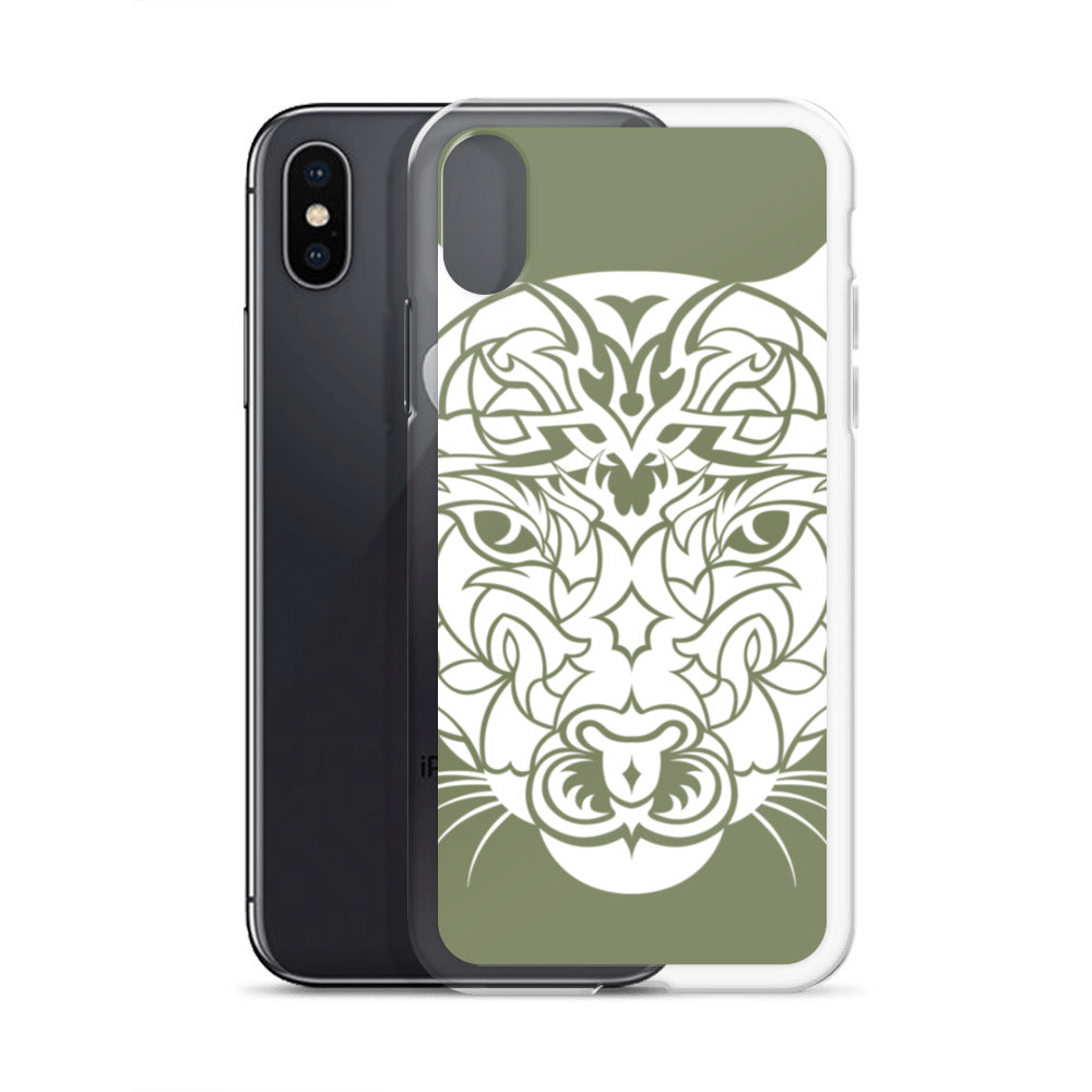 iPhone Case - Mountain Lion - Forest Green