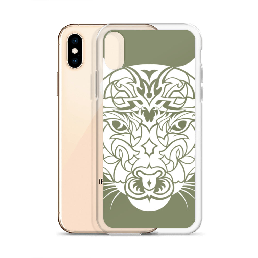 iPhone Case - Mountain Lion - Forest Green