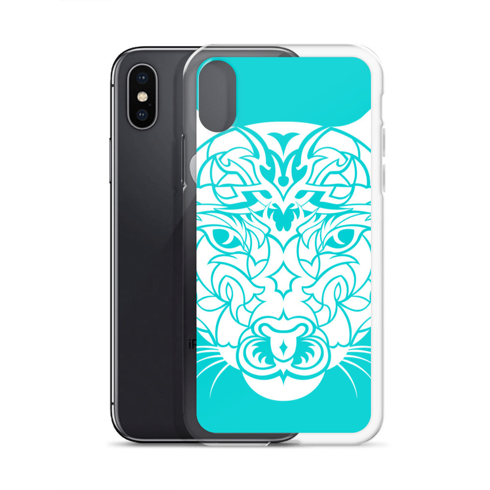 iPhone Case - Mountain Lion - Turquoise