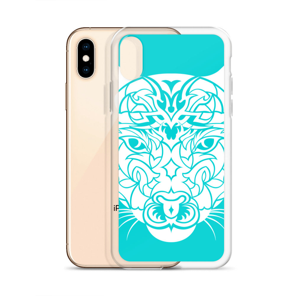 iPhone Case - Mountain Lion - Turquoise
