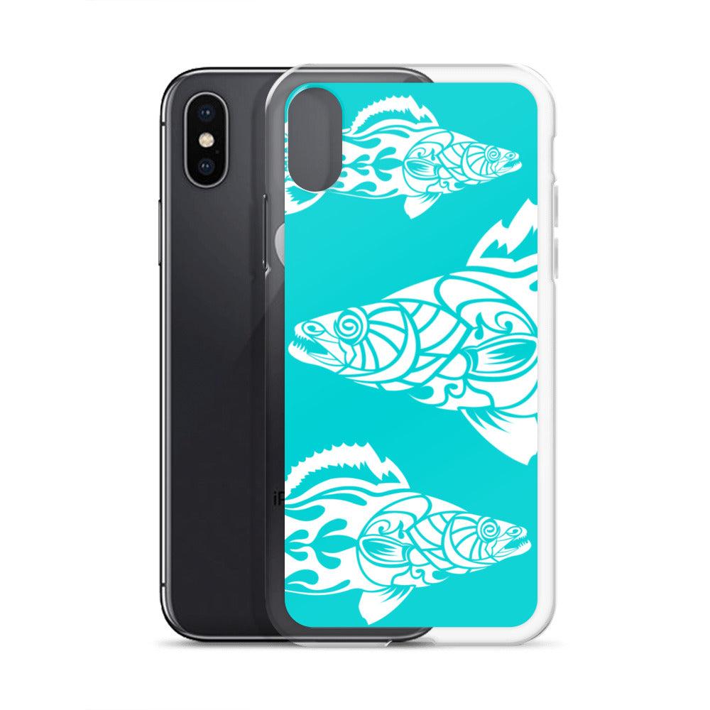 iPhone Case- Walleye - Turquoise