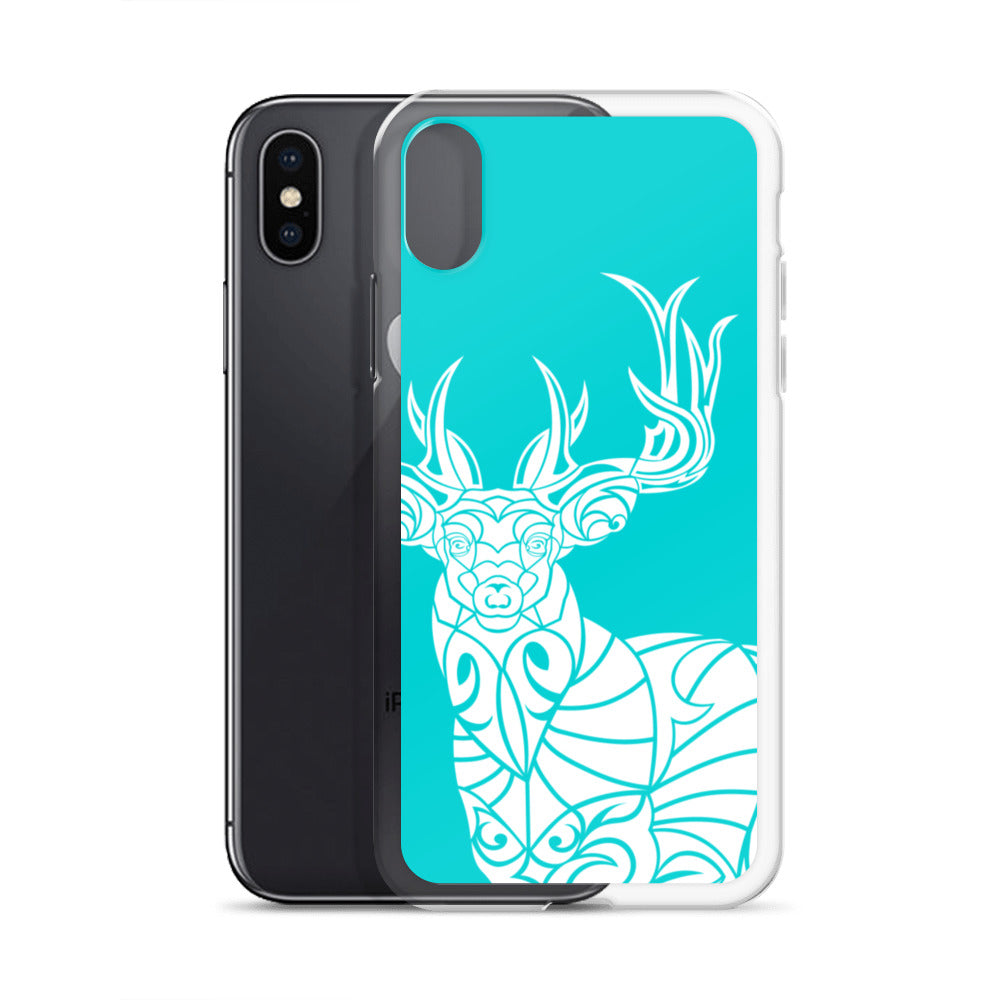 iPhone Case - Whitetail Deer - Turquoise