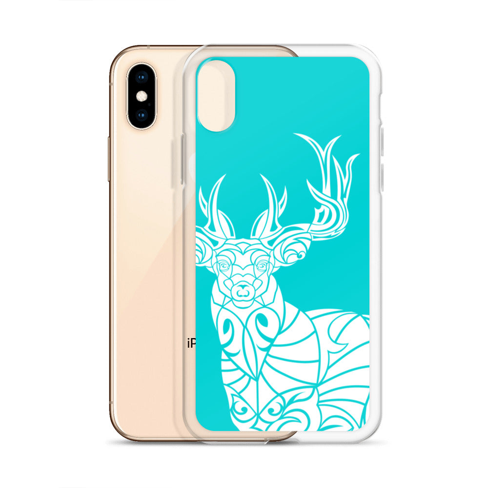 iPhone Case - Whitetail Deer - Turquoise