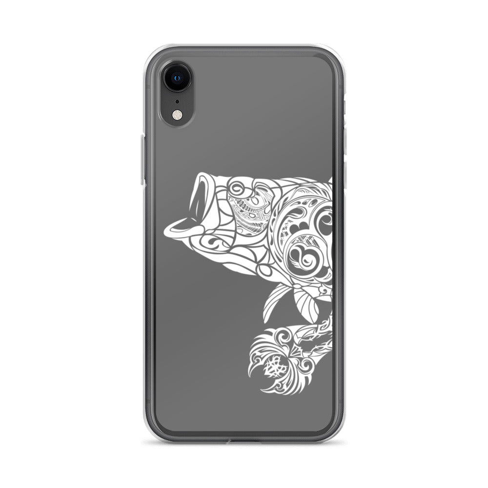 iPhone Case - Largemouth Bass - Grey