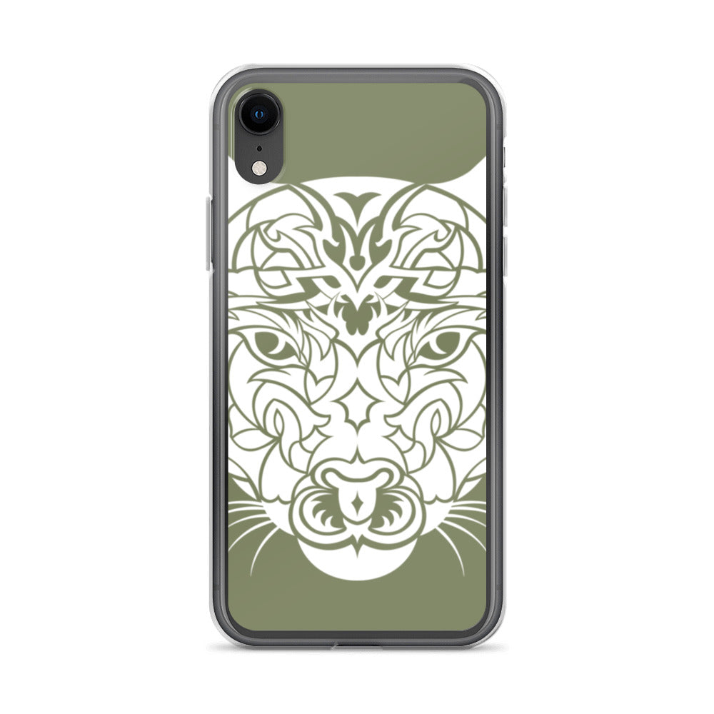 iPhone Case - Mountain Lion - Forest Green
